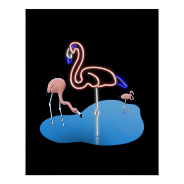 Flaminglow - poster (Vorderseite)