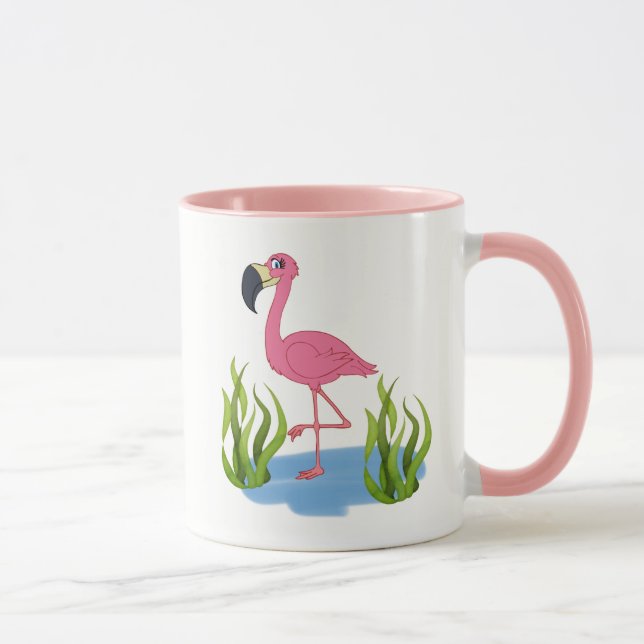 Flamingo 11 oz Combo Tasse (Rechts)