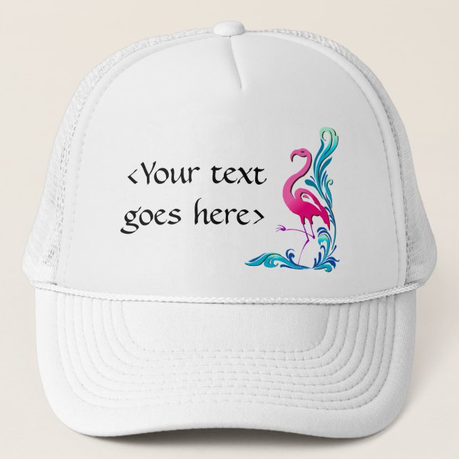 Flamingo 1 truckerkappe (Vorderseite)