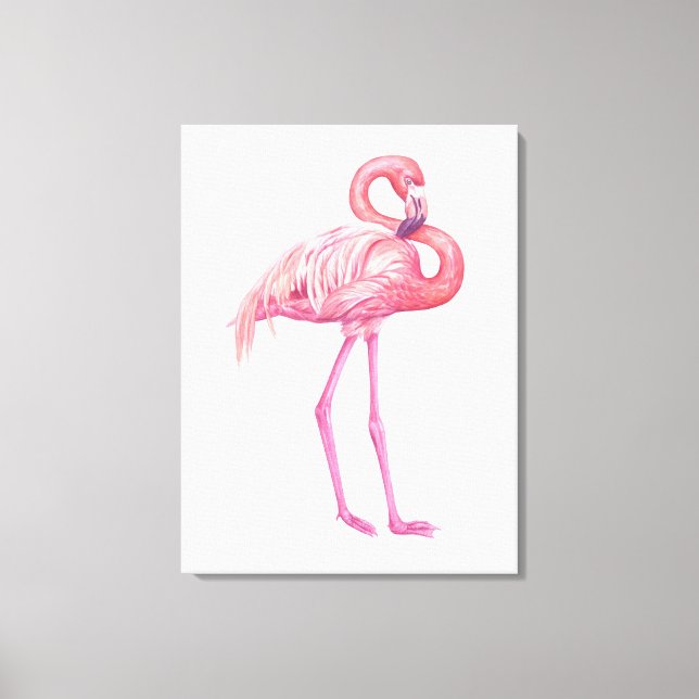 Flamingo 2 leinwanddruck (Vorderseite)