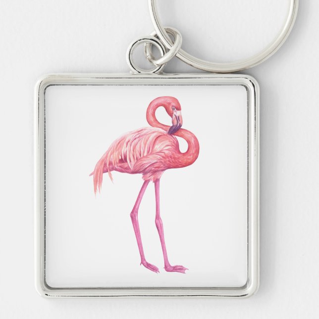 Flamingo 2 schlüsselanhänger (Vorne)