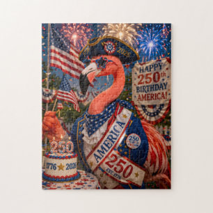 Flamingo Alles Gute zum 250. Geburtstag Amerika 4.