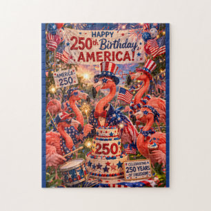 Flamingo Alles Gute zum 250. Geburtstag Amerika 4.