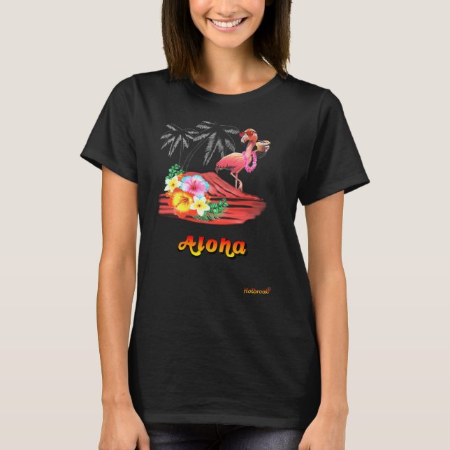 FLAMINGO ALOHA T-Shirt (Vorderseite)