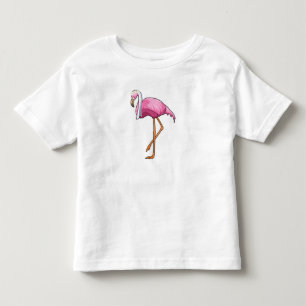 Flamingo als Braut mit Schleier Kleinkind T-shirt