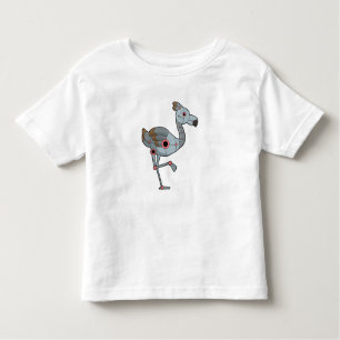 Flamingo als Robot Kleinkind T-shirt