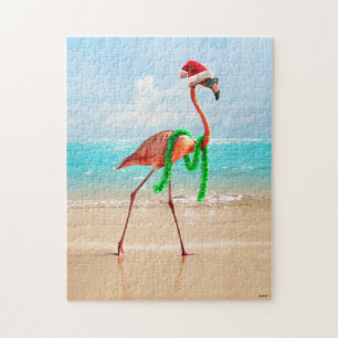 Flamingo am Strand