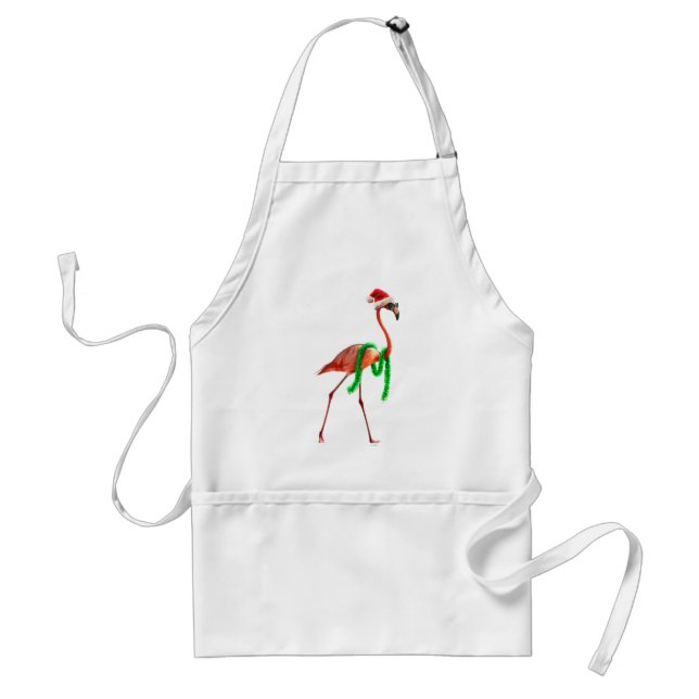 Flamingo am Strand Schürze (Vorne)