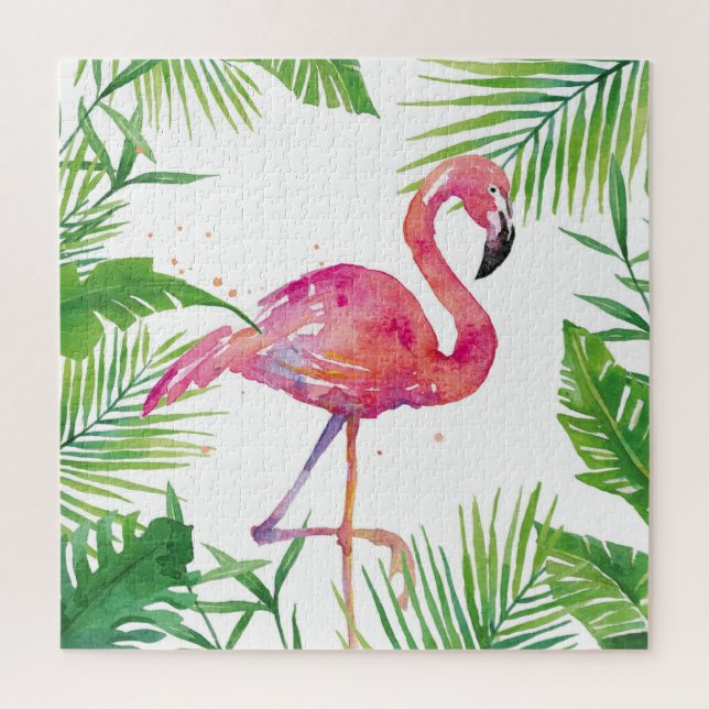 Flamingo and Palms Puzzle (Vertikal)