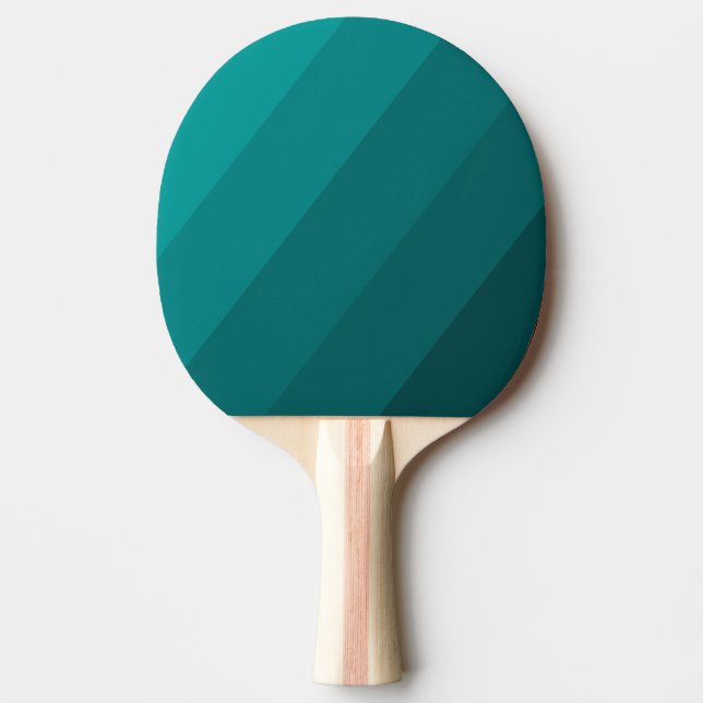 Flamingo Aqua Bold Stripes Tischtennis Schläger (Vorderseite)