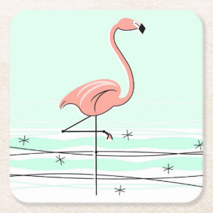 Flamingo Aqua Untersetzer