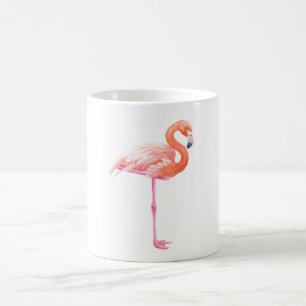 Flamingo-Aquarell Kaffeetasse
