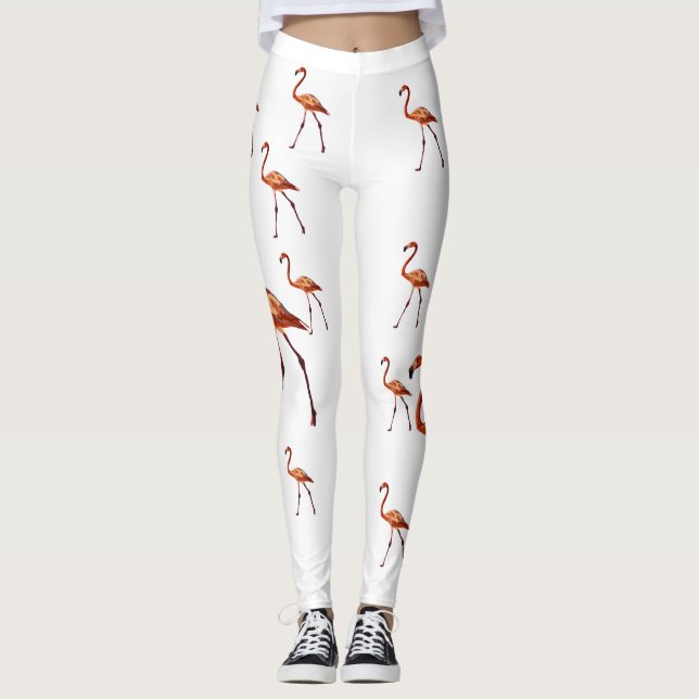 Flamingo Art Leggings (Vorderseite)