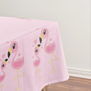 Flamingo Baby Dusche Niedlich tropische Tischdecke