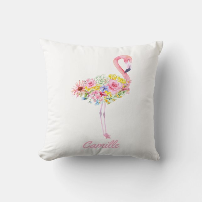 Flamingo Baby Kinderzimmer Custom Pillow Kissen (Vorderseite)