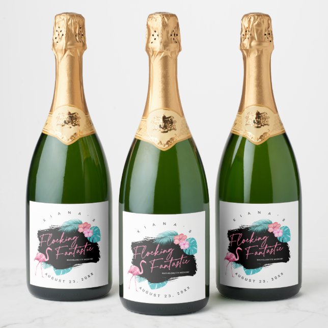 Flamingo Bachelorette Flocking Fantastic V2 ID930 (Flaschen)
