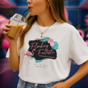 Flamingo Bachelorette Flocking Fantastic V2 ID930 T-Shirt