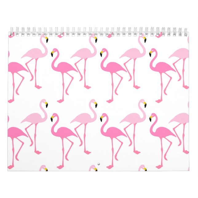 Flamingo Background - Pink Kalender (Titelbild)