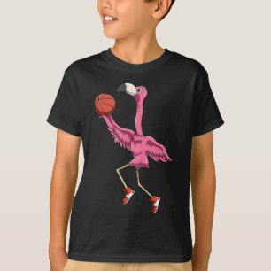Flamingo Basketball Flamingo Basketball Basketball T-Shirt