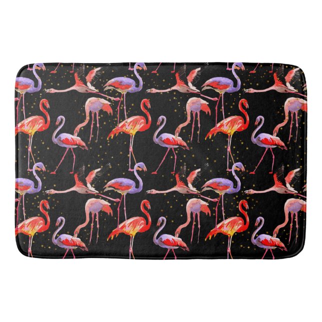 Flamingo Bath Mat Large Badematte (Vorderseite)