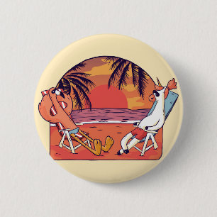 Flamingo Beach Button