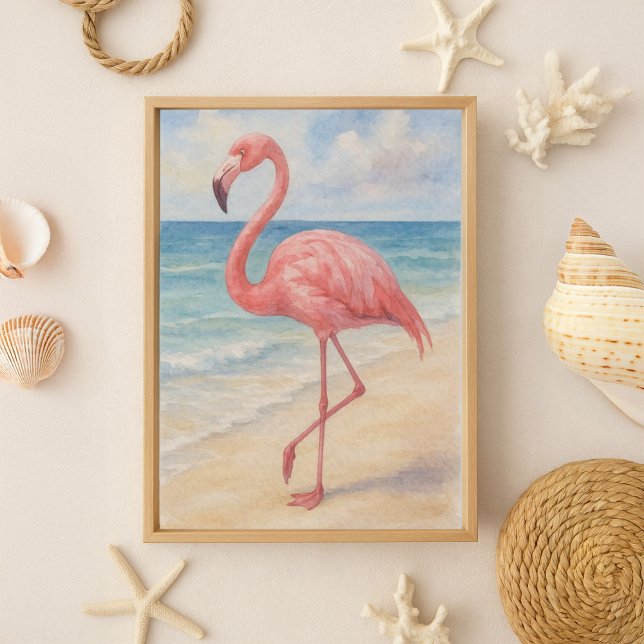 Flamingo Beach Decoupage Tissue Paper Seidenpapier (Von Creator hochgeladen)