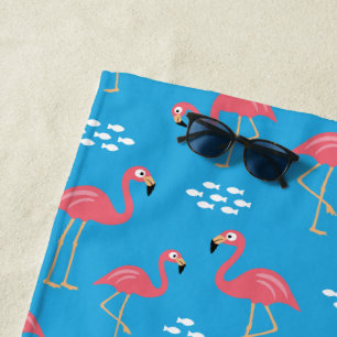 Flamingo Beach Towel Strandtuch
