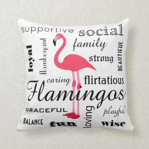 Flamingo-Bedeutung Kissen