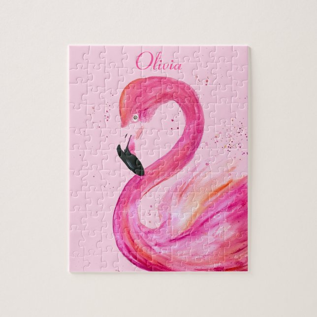 Flamingo Bird Pink Natur Tropical Beach Sommer (Vertikal)