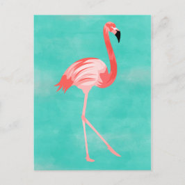 Flamingo Bird Postkarte