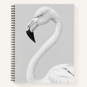 Flamingo Bird Wild Nature Animal Illustration Art Notizbuch