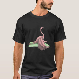 Flamingo Bird Yoga Pose Meditation Zen Workout Exe T-Shirt
