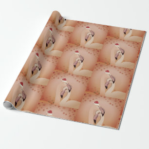 Flamingo Birds Weihnachten Geschenkpapier