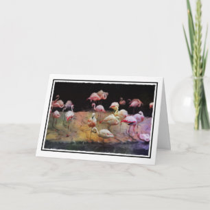 Flamingo Birthday Card Karte