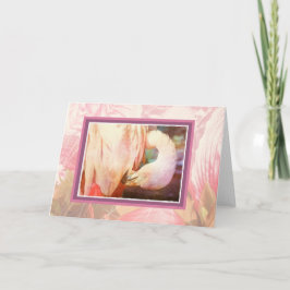 Flamingo Blank Card Karte