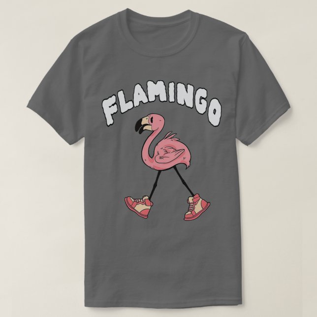 Flamingo Boot Boy Flim Flam Merch T-Shirt (Design vorne)