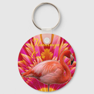Flamingo-Bucht-Andenken-Schlüsselanhänger Schlüsselanhänger