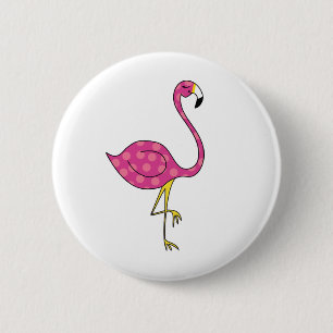 Flamingo Button