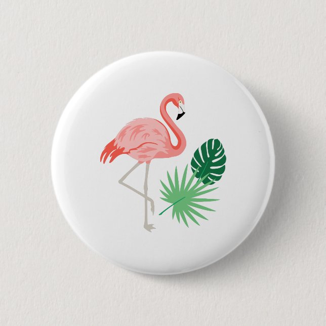 Flamingo Button (Vorderseite)