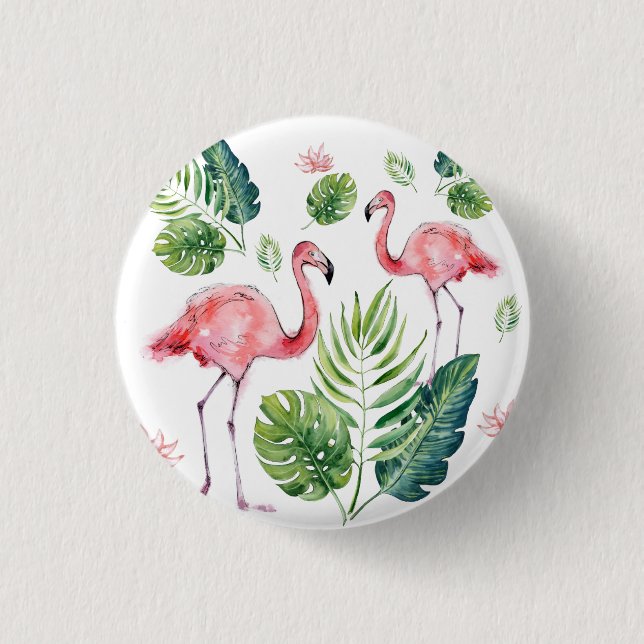 Flamingo Button (Vorderseite)