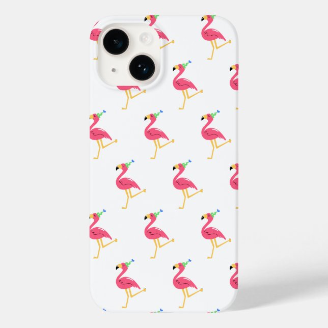 Flamingo Case-Mate iPhone 14 Hülle (Rückseite)