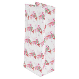 Flamingo Christmas Wine Geschenktasche Geschenktüte Für Weinflaschen