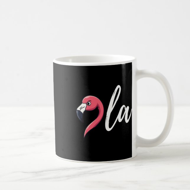 Flamingo Comma La Funny Kamala Harris P Kaffeetasse (Rechts)