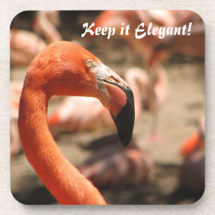 Flamingo Cork Untersetzer! Getränkeuntersetzer