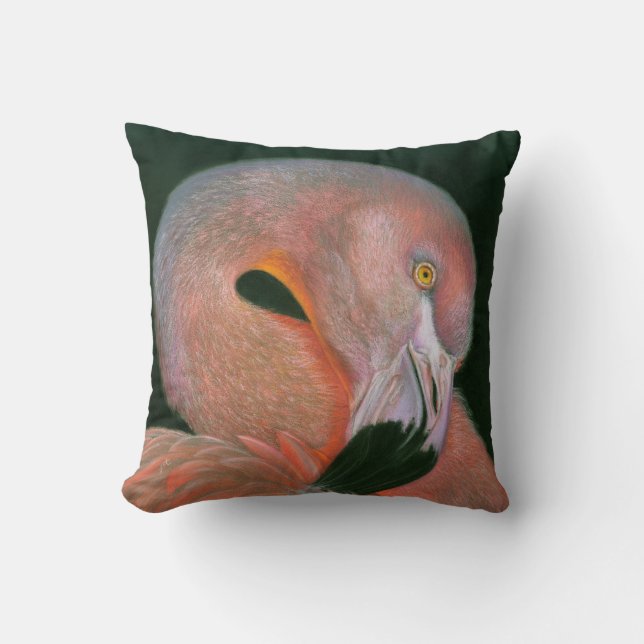 Flamingo cushion kissen (Vorderseite)