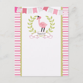 Flamingo danken Ihnen, *Can Personalize* zu Dankeskarte
