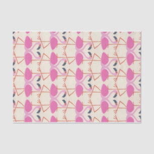 Flamingo Dekoration Tropical Vibes Exotic Bird Som Seidenpapier