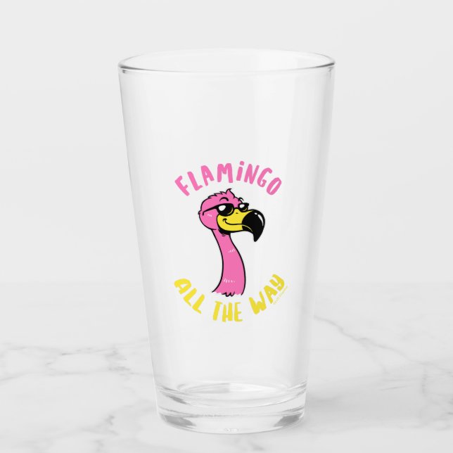 Flamingo der ganze Weg Glas (Vorderseite)
