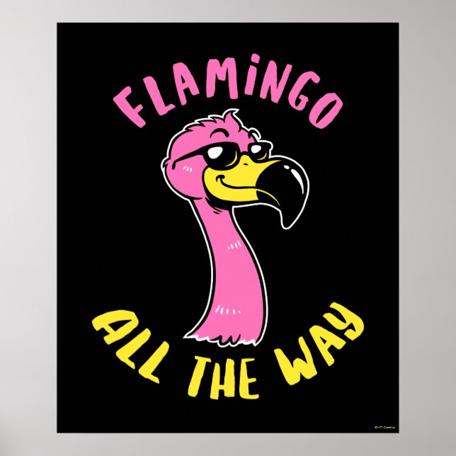Flamingo der ganze Weg Poster (Vorne)