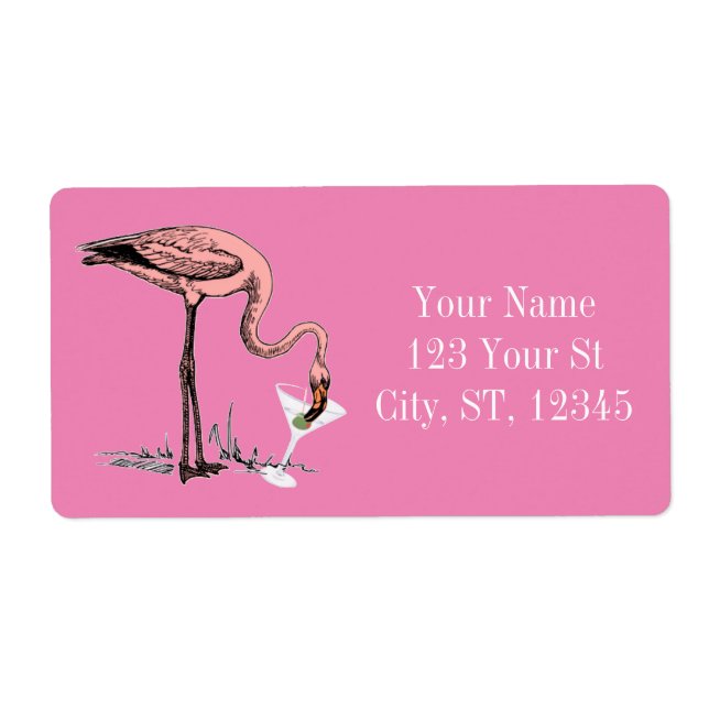 Flamingo Drinking Martini Thunder_Cove (Vorne)